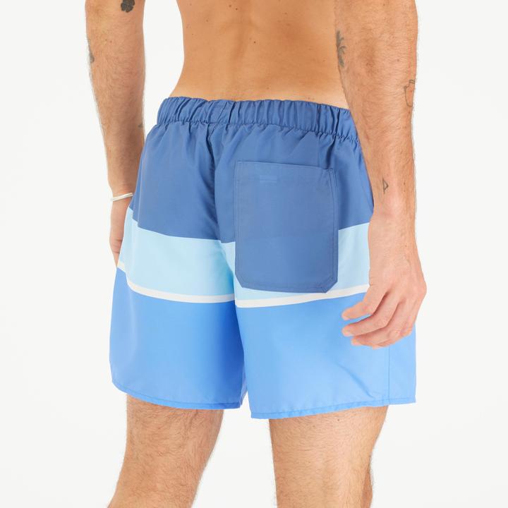 Actual product image Olaian Men’s Swim Shorts Surf 100 15” Short - Strippy Blue (L)