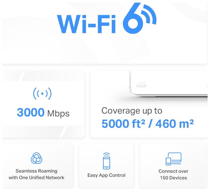 Produktbild Mercusys AX3000 Whole Home Mesh Wi-Fi System