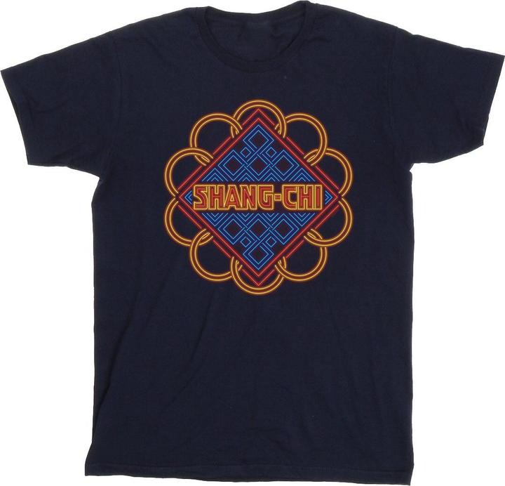 ShangChi And The Legend Of The Ten Rings Neon Ring Logo TShirt (M)