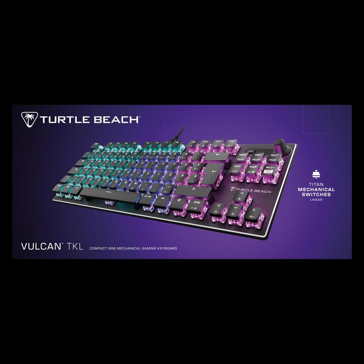 Actual product image Turtle Beach Vulcan TKL AIMO gaming keyboard, Red Switch (DE, Cable)