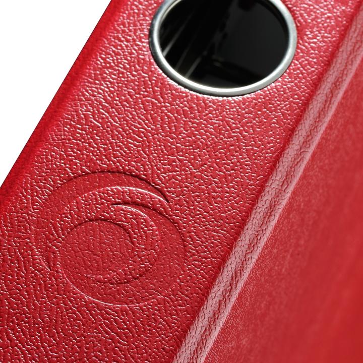 Produktbild Herlitz PP-Color Ordner, Rückenbreite: 50 mm, rot Kunststoff-Schlitzordner DIN A4, genarbte PP-Folie, grauer (A4, 50 mm, 1 Stück)