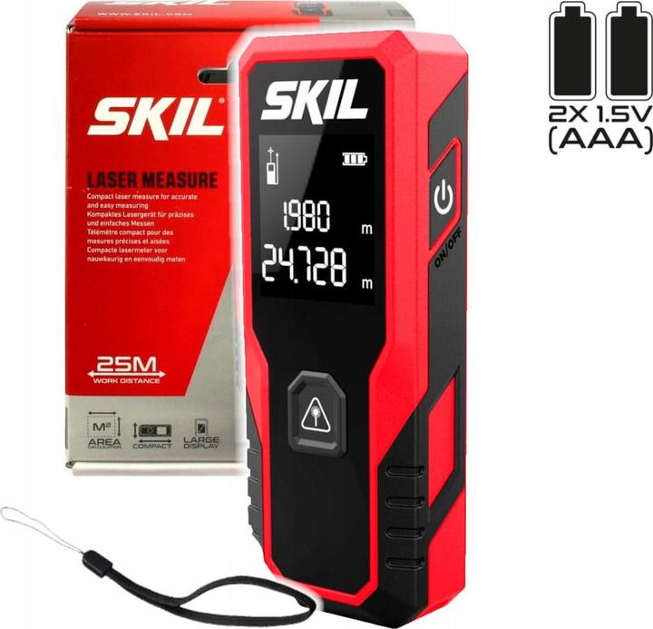 Actual product image Skil 1928 AA Laser rangefinder 25m (25 m, 635 nm)