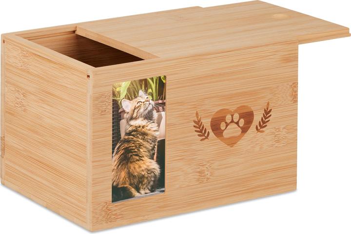 Immagine prodotto Relaxdays Urna per animali domestici (19,5 x 14,5 x 14,5 cm, 3 l)