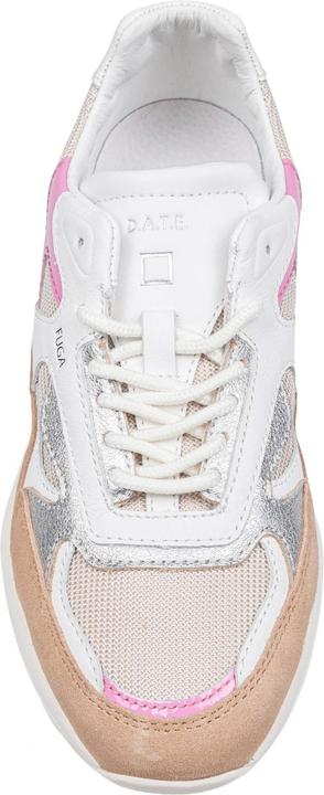 Immagine prodotto D.a.t.e. D.a.t.e fuga sport sneakers in leather and fabric color ivory/pink (37)