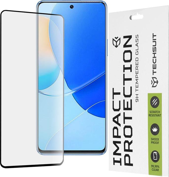 Immagine prodotto Techsuit - 111D Full Cover / Full Glue Glass - Huawei nova 9 SE - Black (1 Pezzo/i, Huawei Nova 9 SE)