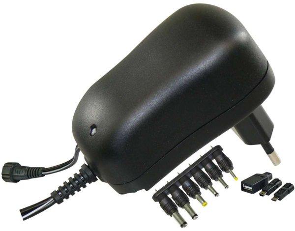 Produktbild Emos USB Netzteil 2250 mA + Adapterstecker