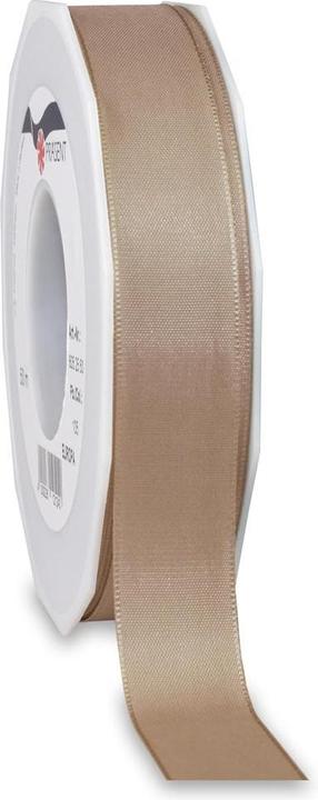 Actual product image Pattberg Gift ribbon Europe 25mmx50m taupe (Gift ribbon)