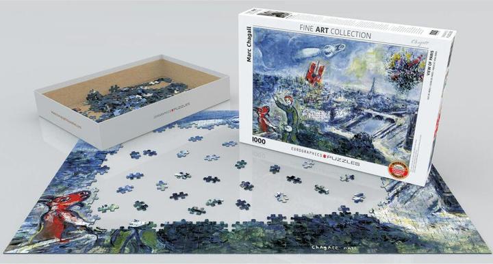 Actual product image Eurographics puzzle Chagall Marc Atraktes Paris 1000 pieces (1000 pieces)