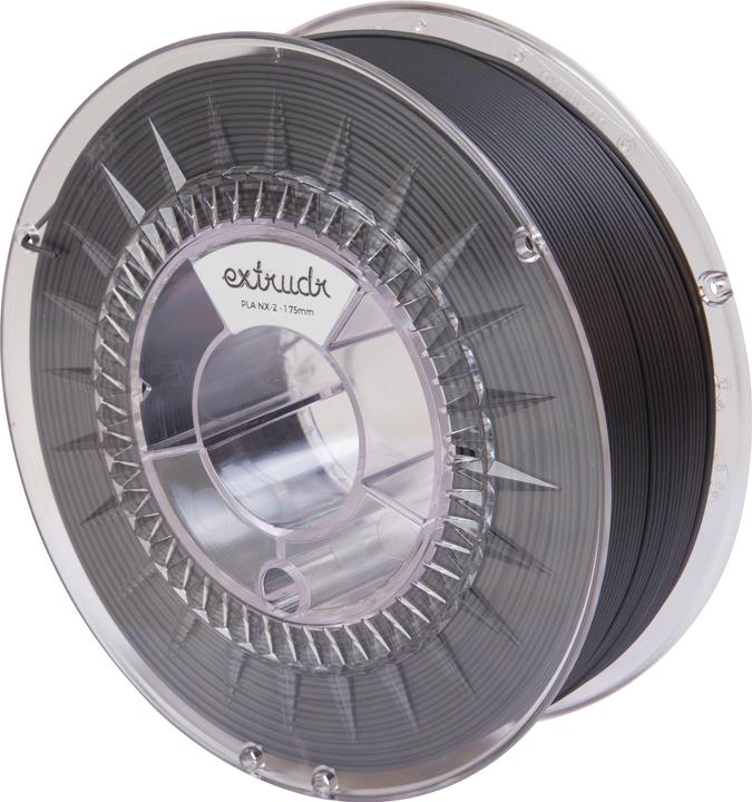 Extrudr PLA NX2 - Black - 1.75mm (PLA, 1.75 mm, 1000 g, Black)