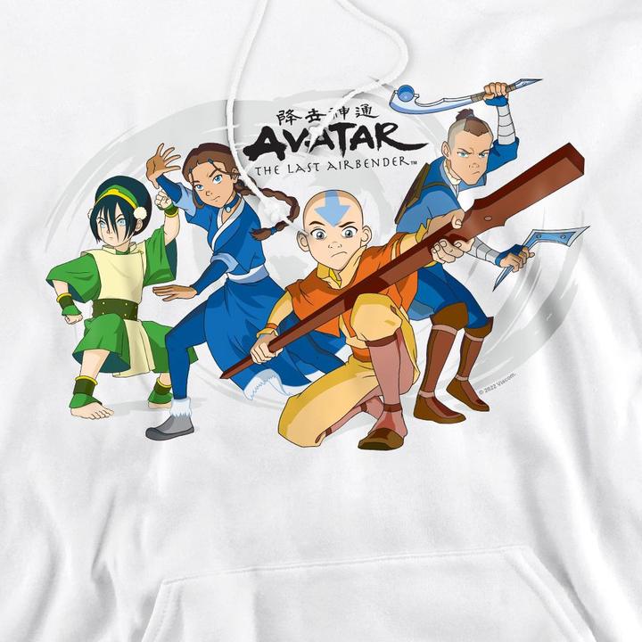 Immagine prodotto Avatar: The Last Airbender Felpa con Cappuccio Gruppo Uomo (XL)