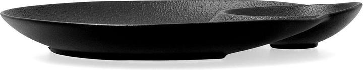 Produktbild Bidasoa Suppenteller Fosil Schwarz aus Keramik 27,5 x 25,7 x 3,6 cm (8 Stück) (8 x, 25.70 cm)