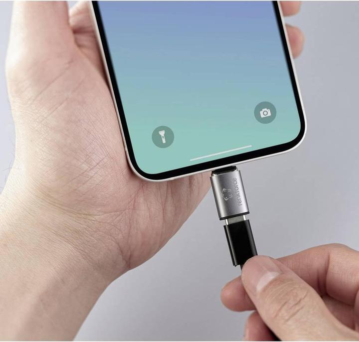 Produktbild Renkforce USB-C®, Apple iPad/iPhone/iPod Adapter (1x USB-C® Buchse - 1x Apple Li (USB B, Lightning)