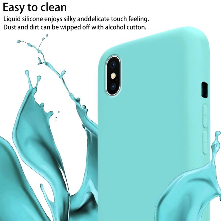 Produktbild Cadorabo TPU Cover Handy Kette Liquid (Apple iPhone X)