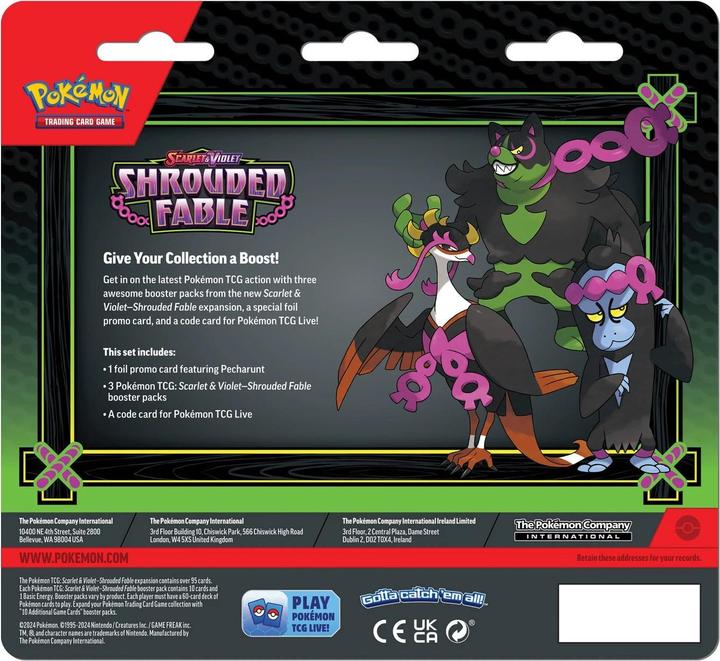 Productafbeelding Pokémon Shrouded Fable (Engels, Blisterverpakking)