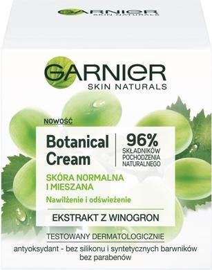 Immagine prodotto Garnier Crema Botanica Crema Idratante Per Pelli Normali E Miste Estratto D'Uva 50Ml (50 ml, Crema 24h)