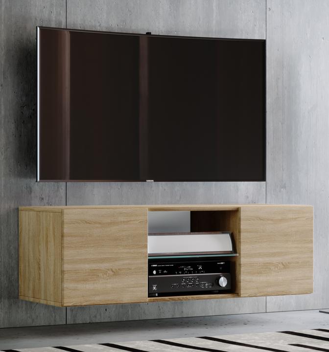 Image du produit VCM Bois Mural TV Lowboard Armoire TV Jusa (95 x 36 x 40 cm)