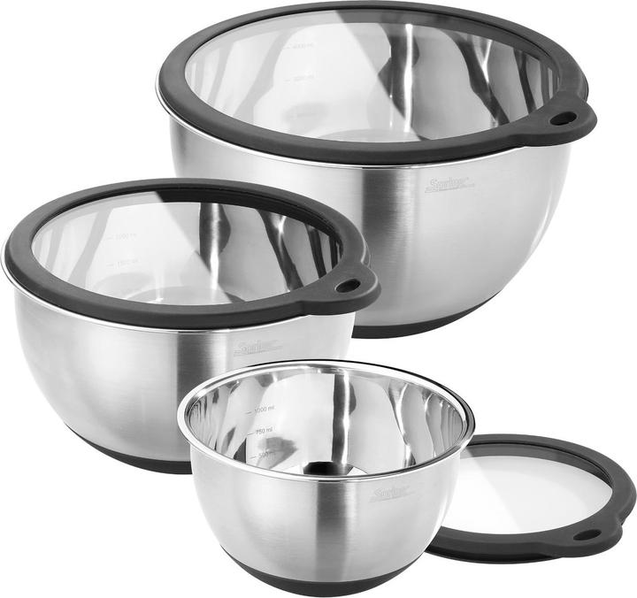 Küchenprofi Schüssel-Set 3-teilig mit (4.70 l, 1 x)
