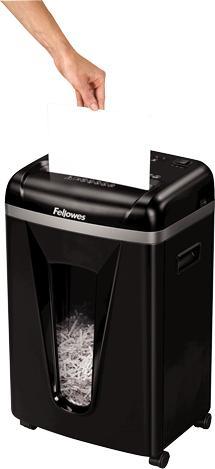 Actual product image Fellowes Powershred 450M - Cross shredder - 22 cm - 2 x 12 mm - 22 l - buttons - 4 wheel/chairs (Microcut)