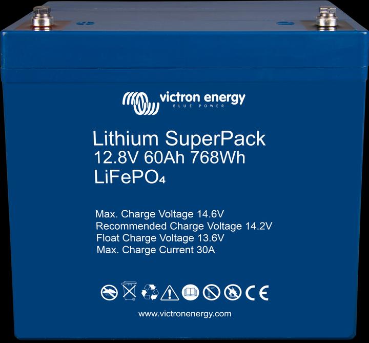 Produktbild Victron Energy Lithium SuperPack 12,8V/60Ah (12.80 V, 60 Ah)