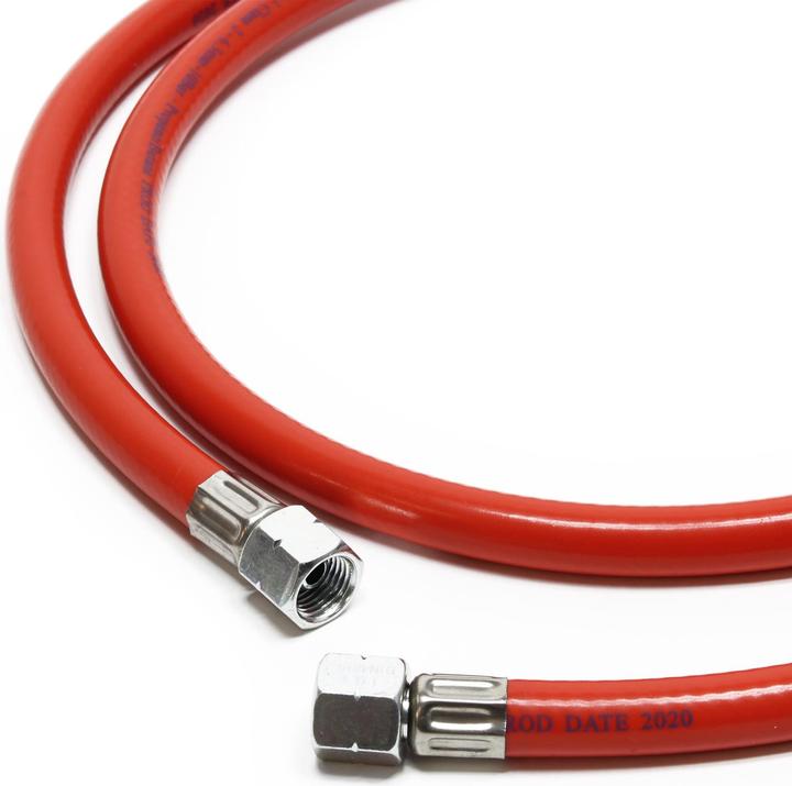 Produktbild Wiltec Gasschlauch 1,5 m Druckregler 50 mbar Druckminderer Gas Deutschland Gasdruck