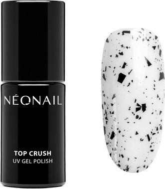 Actual product image NoName UV Nail Polish Top Coat Gel UV Top Crush Black Gloss 7.2ml (Top Crush Black Gloss, UV gel varnish)