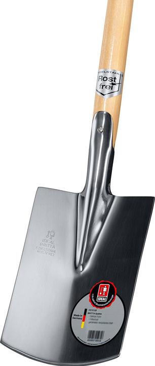 Actual product image Idealspaten Britta spades stainless steel