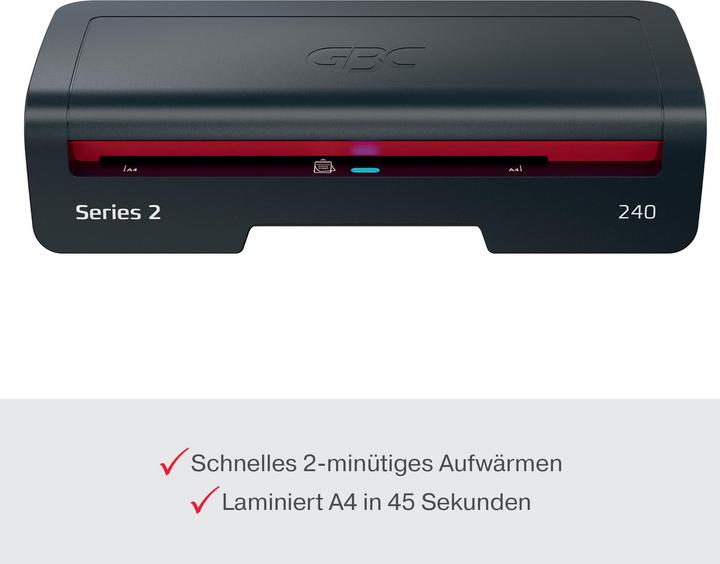 Image du produit GBC Laminiergerät 240 (75 - 125 µm, A4)