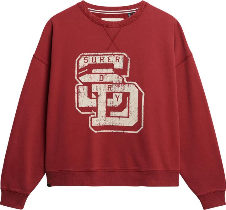 Actual product image Superdry Athletic Relaxed Flock Crew