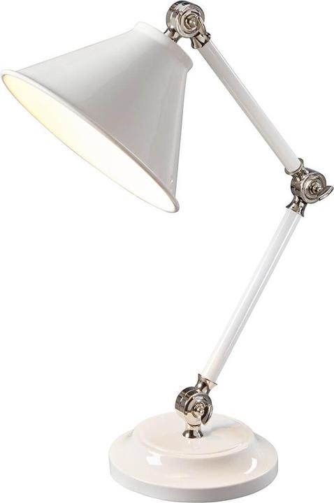 Image du produit Elstead Lighting Provence Element lampe de table E27 blanc/nickel poli (E27)