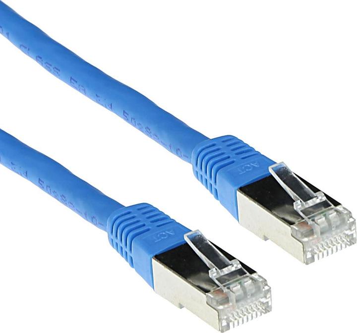 Immagine prodotto 1.5m Cat6a SSTP 1.5m Cat6a S/FTP (S-STP) Cavo di rete blu (S/FTP, CAT6a, 1.50 m)