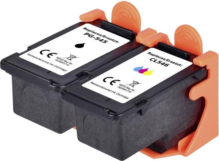 Produktbild Renkforce Tintenpatrone ersetzt Canon PG-545, CL-546 Kompatibel Kombi-Pack Schwarz, Cyan, Magenta (M, Y, C, BK)