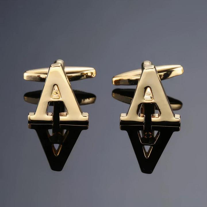 X-Tac Buchstabe A Manschettenköpfe (Metall)