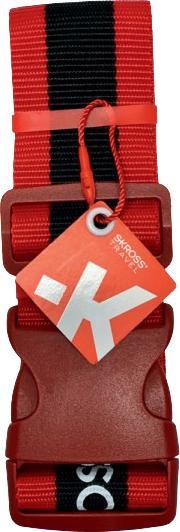 Skross Gepäckriemen, rot (Kofferriemen)