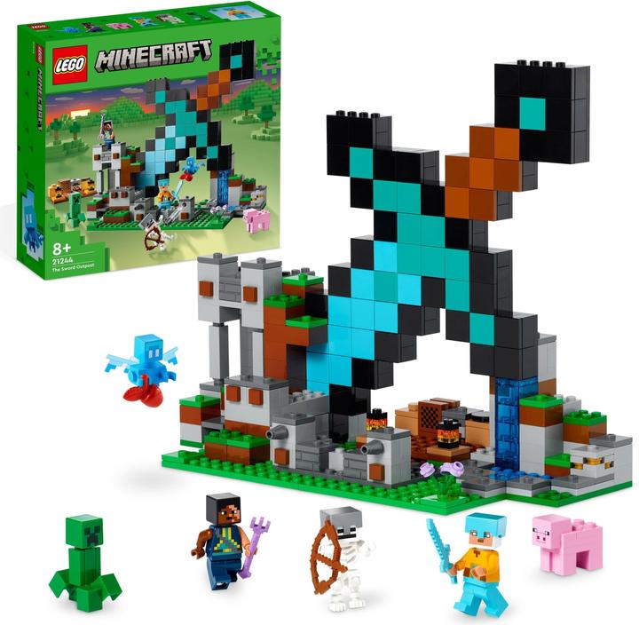 Produktbild LEGO Der Schwert-Aussenposten (21244, LEGO Minecraft)