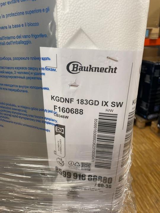 Actual product image Bauknecht KGDNF 183GD IX SW (323 l)