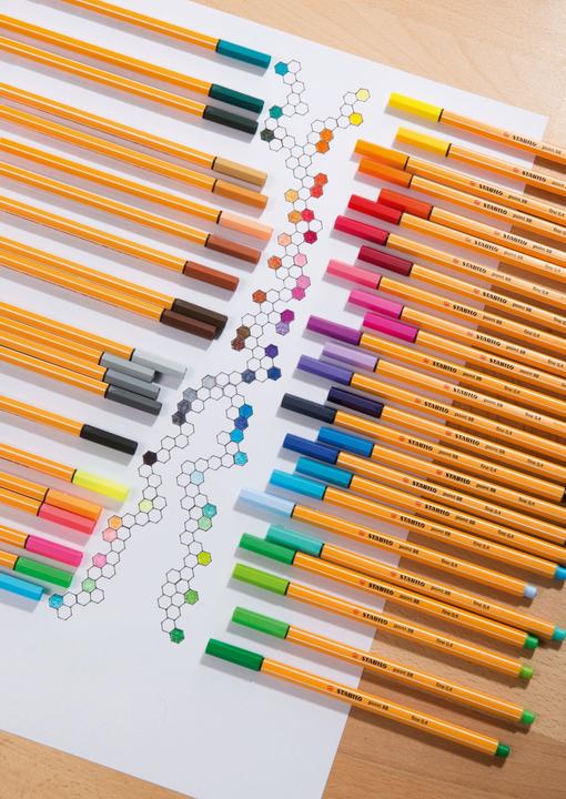 Actual product image STABILO point 88 Fineliner (Multicoloured, 40 x)