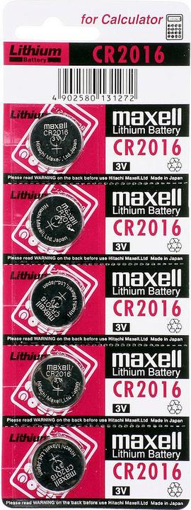 Immagine prodotto Maxell Pila a bottone CR2016 1 pezzo (1 pz., CR2016, 90 mAh)