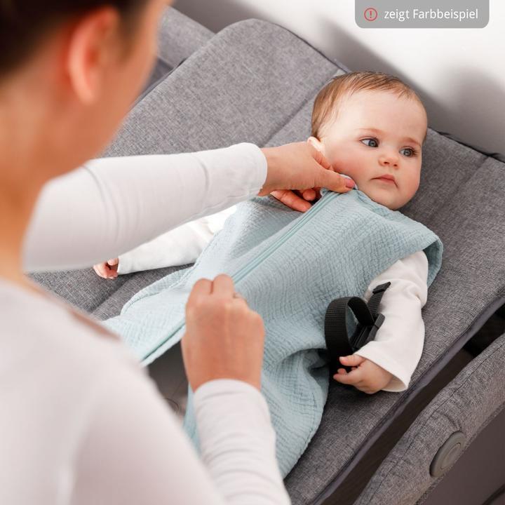 Immagine prodotto La Loona LaLoona Schlafsäcke Sommer-Schlafsack Musselin / Mull - Beige (60 cm, 0,5 TOG, Estate)