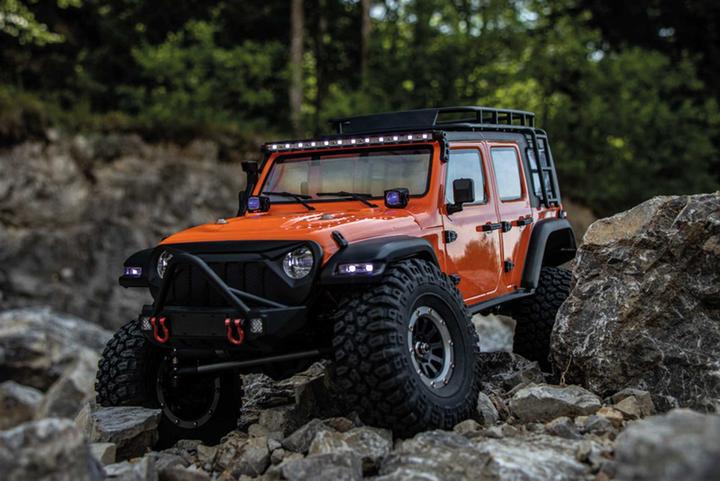 Image du produit Absima 1:10 EP Crawler CR3.4 "SHERPA" Orange 100% RTR SET (RTR Prêt à fonctionner)