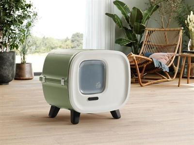 Actual product image Savic Mira de luxe botanical green (Cat litter box closed)