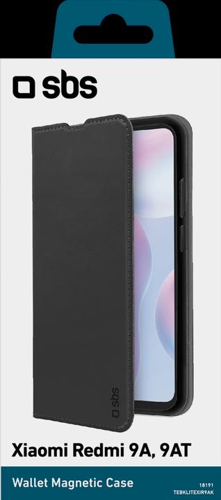 Produktbild SBS Book Wallet Lite Xiaomi Redmi 9A/Redmi 9AT, schwarz (Xiaomi Redmi 9AT, Xiaomi Redmi 9A)
