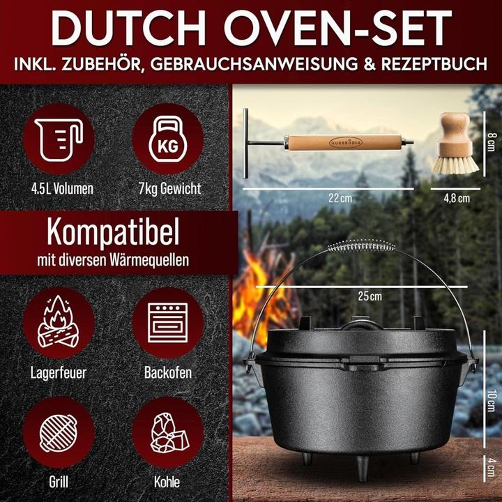 Produktbild Gusskönig Dutch Oven Set