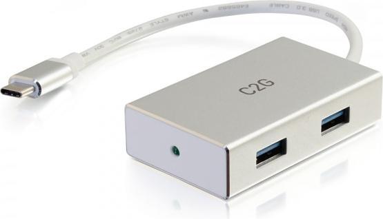 Actual product image C2G USB-C hub with 4 USB-A ports (USB-C, 4 ports)
