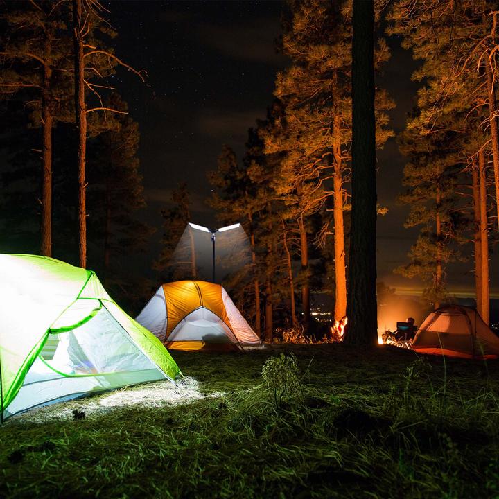 Produktbild Wiltec Campinglampe höhenverstellbar V3 LED Strahler 55W 11000 lm Anschluss 12V
