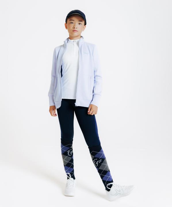 Actual product image Fouganza Reit-Sweatjacke 500 Kinder lila