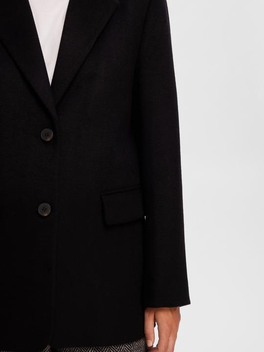 Actual product image Selected Femme Wool Single Breasted Blazer (36)