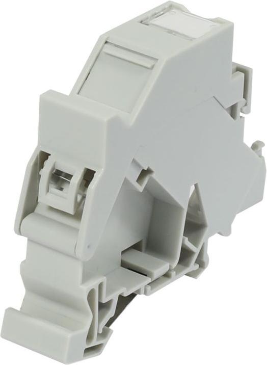 Produktbild Synergy 21 Keystone,ModultrÃ¤ger, DIN Rail, ABS, fÃ¼r 1xTP-Modul, Hutschienenadapter (Keystone Modulhalter)