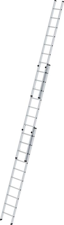 Produktbild Munk Sprossen-Schiebeleiter 3-teilig ohne Traverse 3x10 Sprossen (Gerüst, 698 cm)