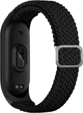 Beline pasek Mi Band 3/4 Textile czarny/black (Stoff)