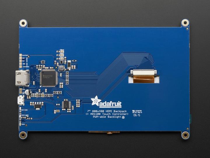 Actual product image Adafruit HDMI 7" LCD display, 800x480 (Display)